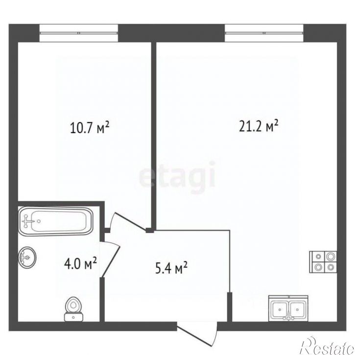 1-комн квартира ул Херсонская, 21а,  д. 21а