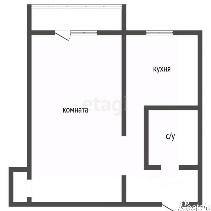 1-комн квартира ул Никитинская, 21,  д. 21