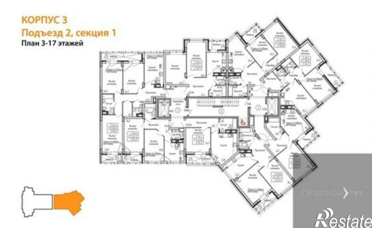 3-комн квартира в новом доме ул Красных партизан, 31,  д. 31