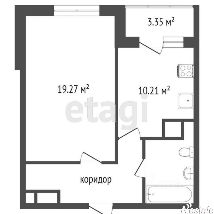 1-комн квартира ул Антонова-Овсеенко, 35э,  д. 35э