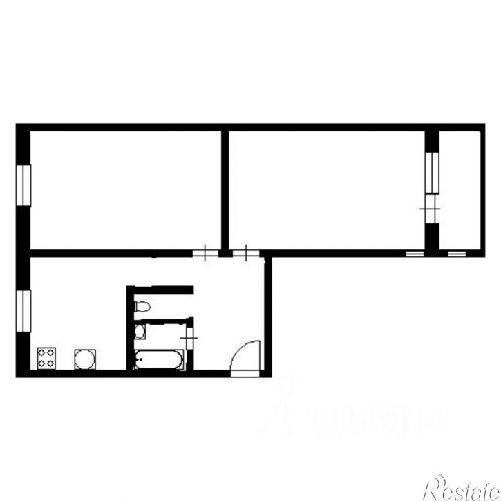 2-комн квартира ул Тепличная, 26ж,  д. 26ж