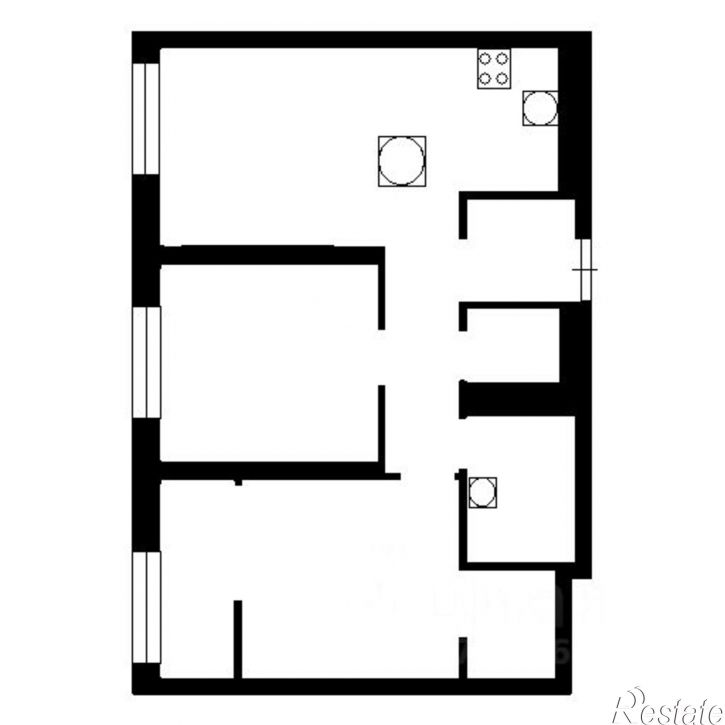 3-комн квартира ул Генерала Лизюкова, 105,  д. 105