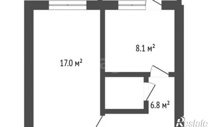 1-комн квартира ул Новосибирская, 61в,  д. 61в