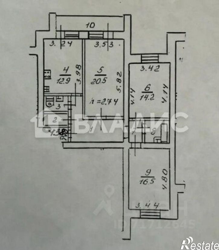 3-комн квартира ул 9 Января, 286б,  д. 286б