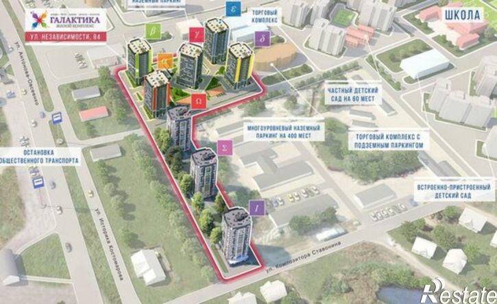 1-комн квартира ул Независимости, 84,  д. 84