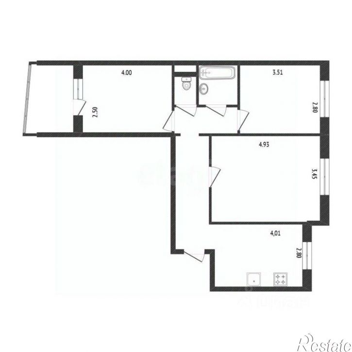 3-комн квартира ул Новосибирская, 27,  д. 27