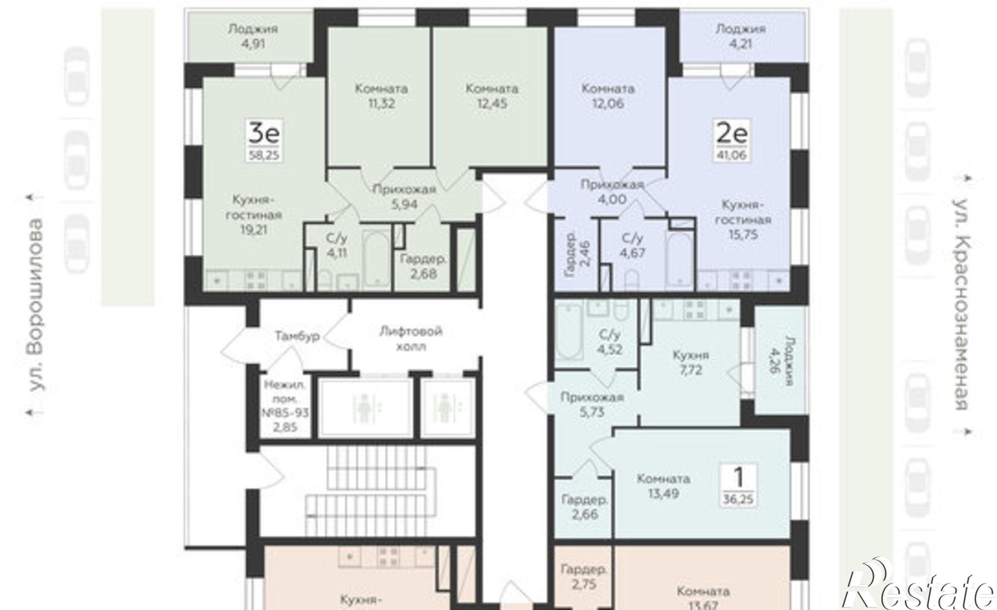 Купить квартиру за 6 113 830 рублей на ул Матросова, 64к