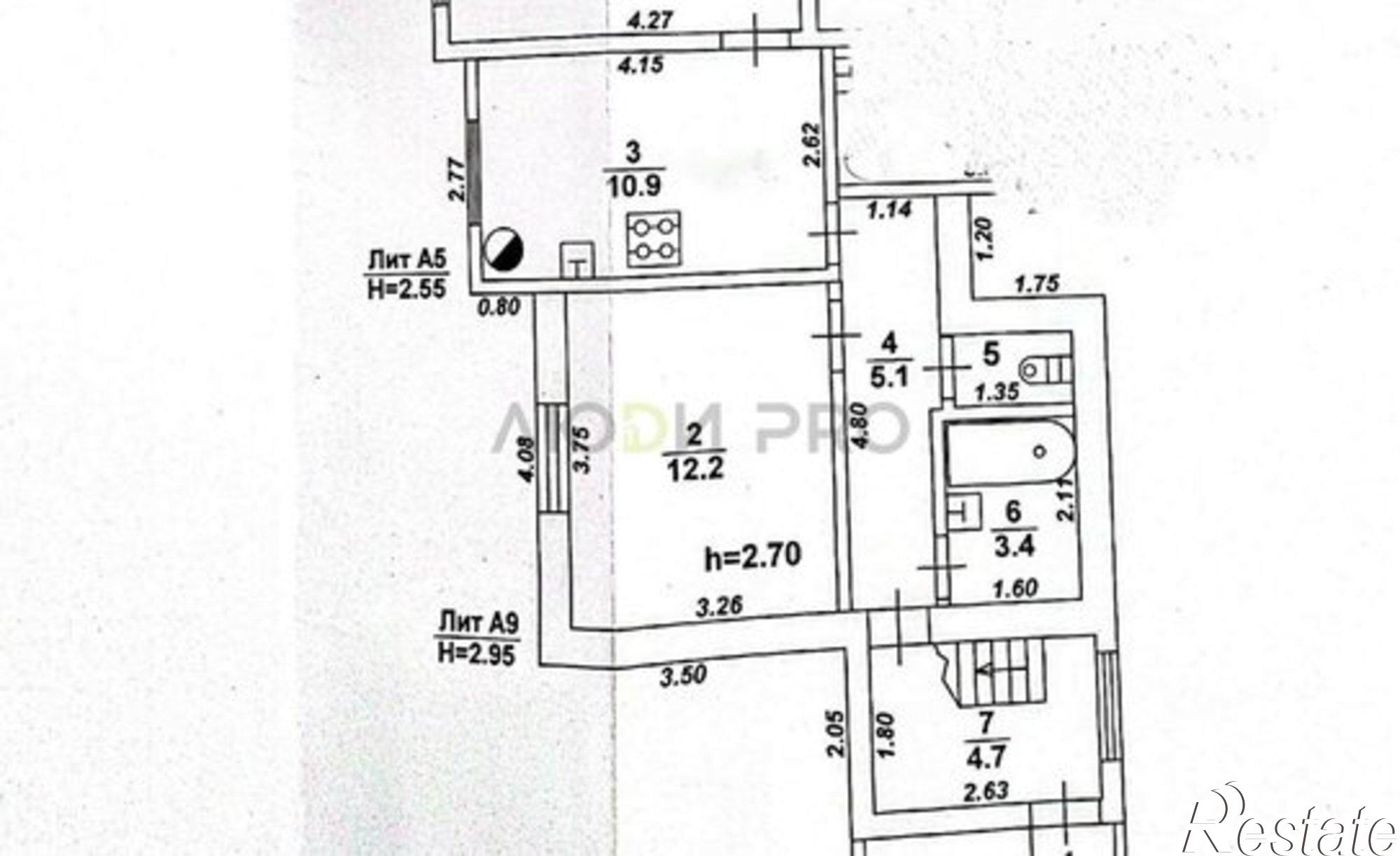 Купить квартиру за 4 750 000 рублей на ул Герцена, 9