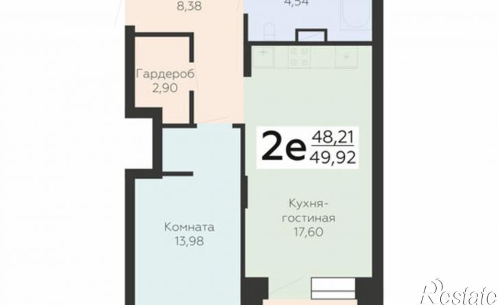 2-комн квартира в новом доме ул Электросигнальная, 9А,  д. 9А