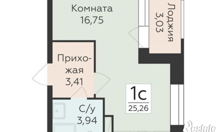 1-комн квартира в новом доме ул Матросова, 64к,  д. 64к