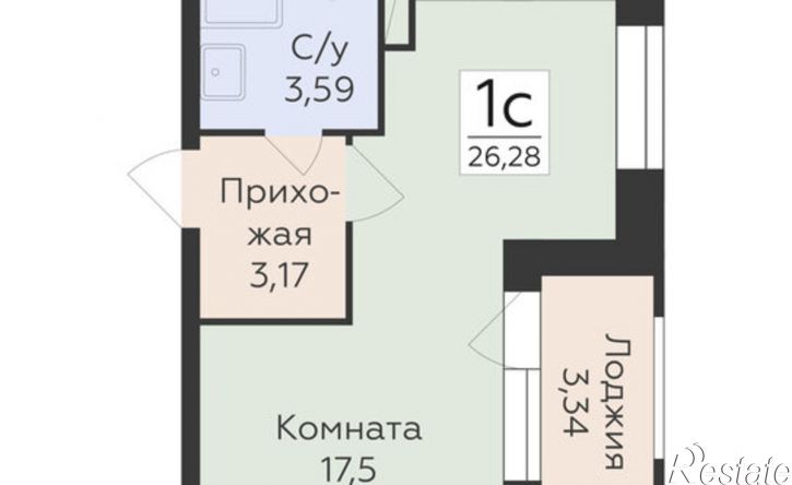 1-комн квартира в новом доме ул Матросова, 64к,  д. 64к