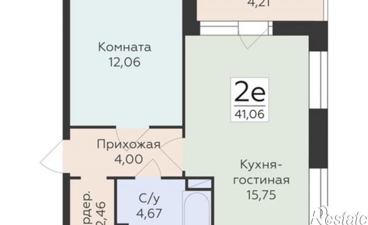 2-комн квартира в новом доме ул Матросова, 64к,  д. 64к