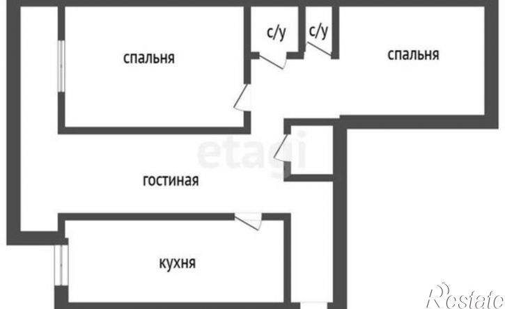 3-комн квартира ул Южно-Моравская, 68/1,  д. 68/1