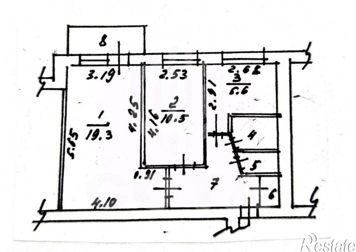 2-комн квартира ул Южно-Моравская, 8,  д. 8