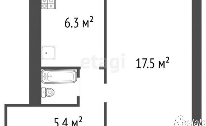 1-комн квартира ул Красноармейская, 33/1,  д. 33/1
