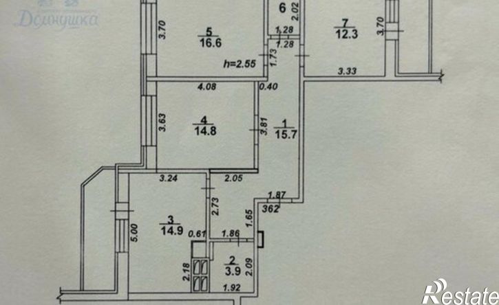 3-комн квартира Московский пр-кт, 120,  д. 120