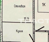 2-комн, 51кв м, этаж 7/18 улица Ломоносова, 116