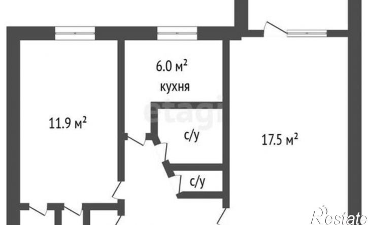2-комн квартира ул Циолковского, 123,  д. 123