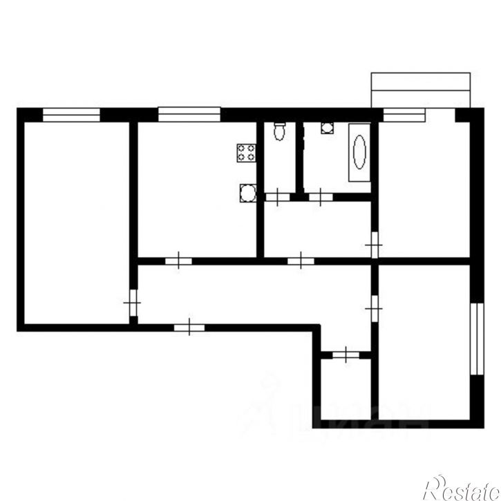 3-комн квартира ул Генерала Перхоровича, 6,  д. 6