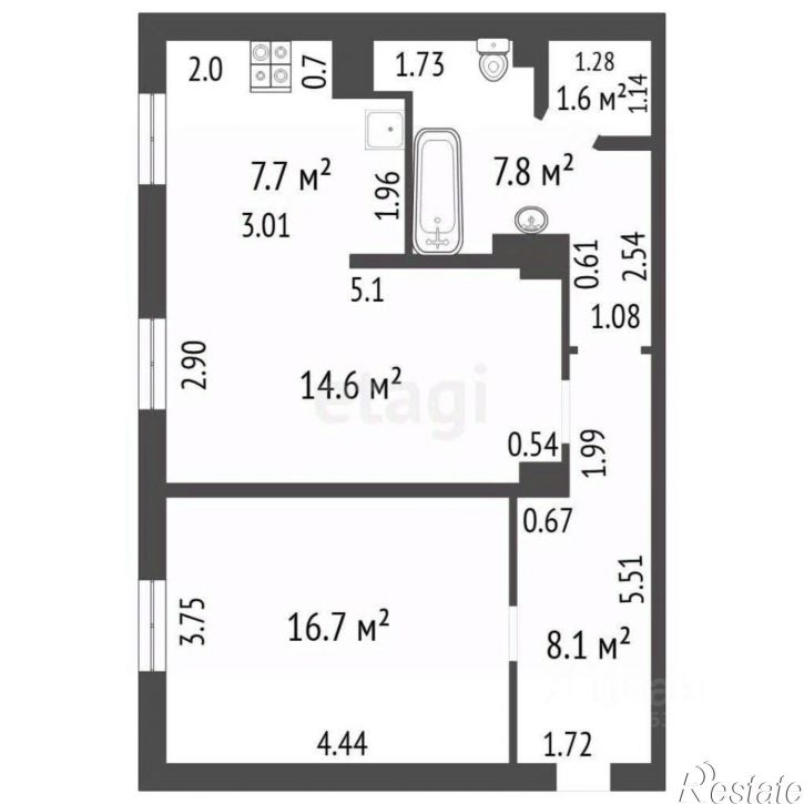 2-комн квартира ул Карла Маркса, 112,  д. 112