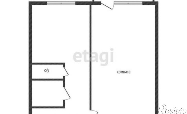 1-комн квартира ул Пирогова, 37,  д. 37