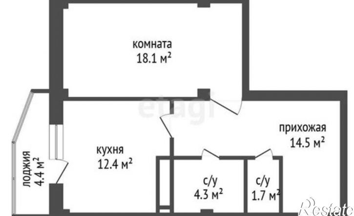 1-комн квартира ул Ленинградская, 82в,  д. 82в