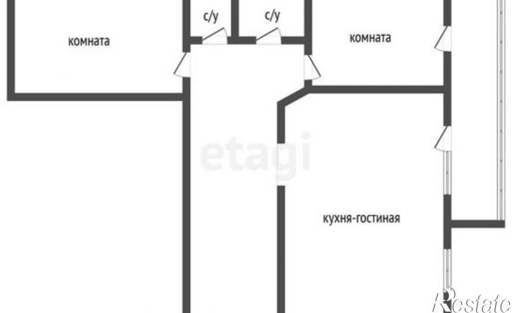 3-комн квартира ул Рижская, 2,  д. 2