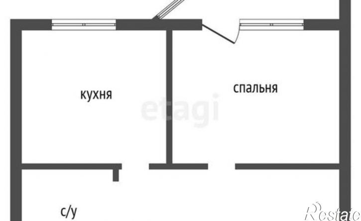 1-комн квартира ул Айвазовского, 2в,  д. 2в