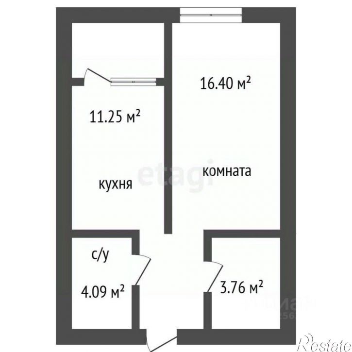 1-комн квартира ул Загоровского, 1,  д. 1