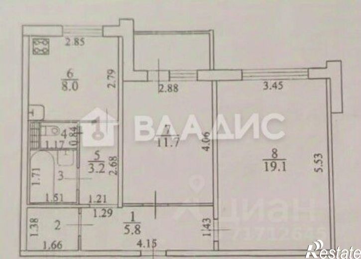 2-комн квартира ул 9 Января, 233/17,  д. 233/17