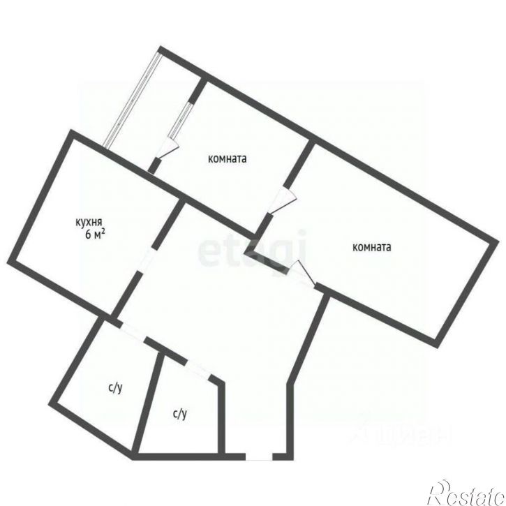 2-комн квартира ул Чебышева, 16,  д. 16