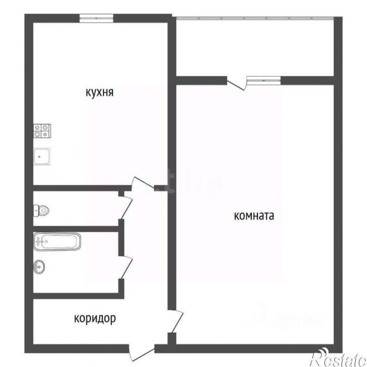 1-комн квартира ул Космонавтов, 48,  д. 48