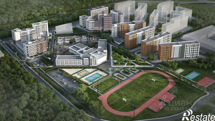 2-комн квартира в новом доме б-р Содружества, 1,  д. 1