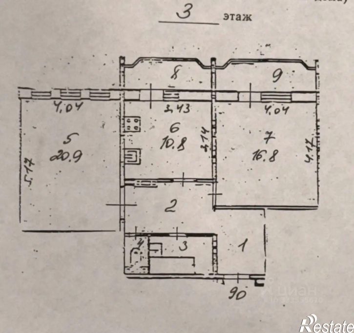 2-комн квартира ул 9 Января, 262/2,  д. 262/2