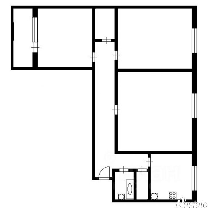 3-комн квартира улица Машиностроителей, 13/1,  д. 13/1