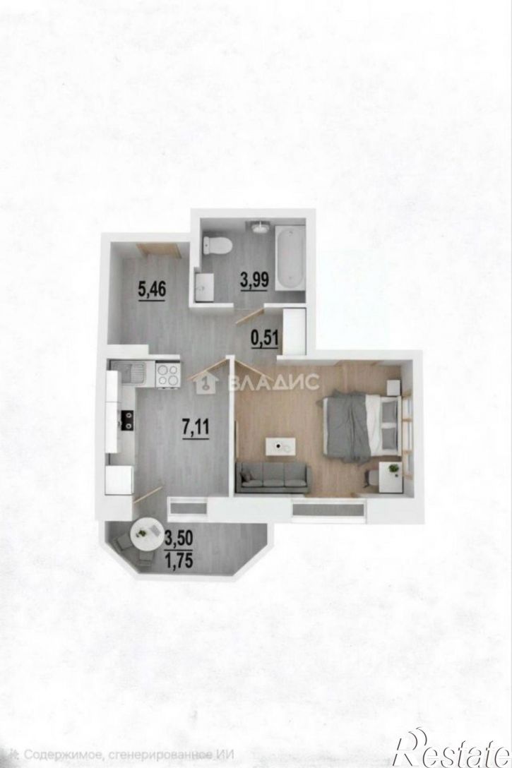 1-комн квартира улица Независимости, 84/4,  д. 84/4