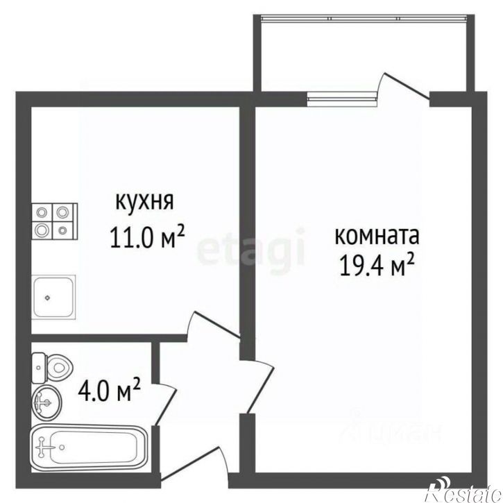 1-комн квартира Московский проспект, 191,  д. 191