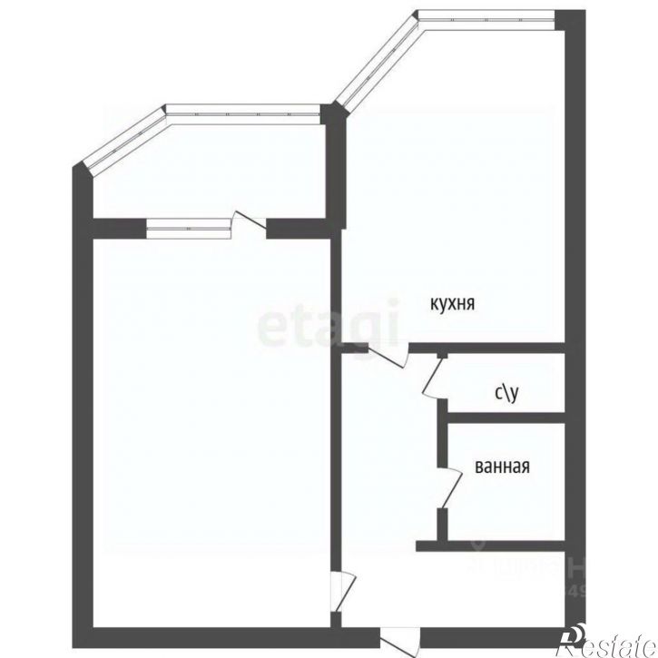 1-комн квартира улица Пирогова, 39,  д. 39