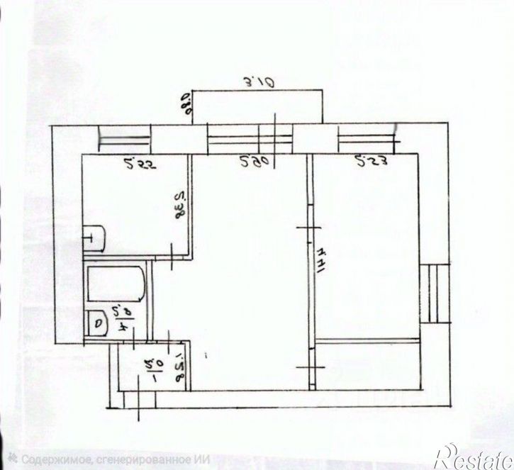 2-комн квартира улица Орджоникидзе, 8,  д. 8