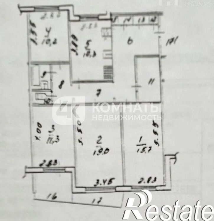 4-комн квартира улица Маршала Жукова, 9,  д. 9