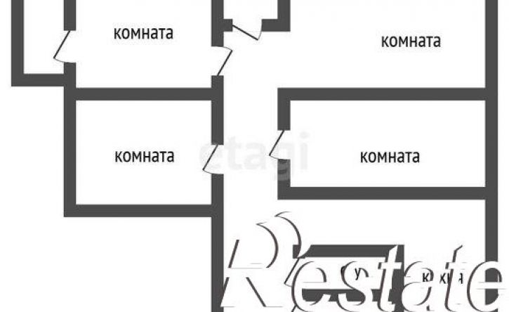 4-комн квартира улица Хользунова, 100,  д. 100