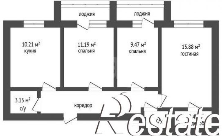 3-комн квартира улица Корольковой, 20,  д. 20