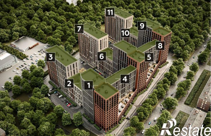 1-комн квартира в новом доме Ленинградская улица, 29 б,  д. 29 б