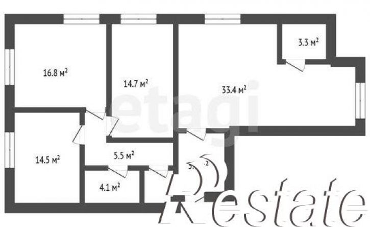 3-комн квартира улица Загоровского, 1,  д. 1
