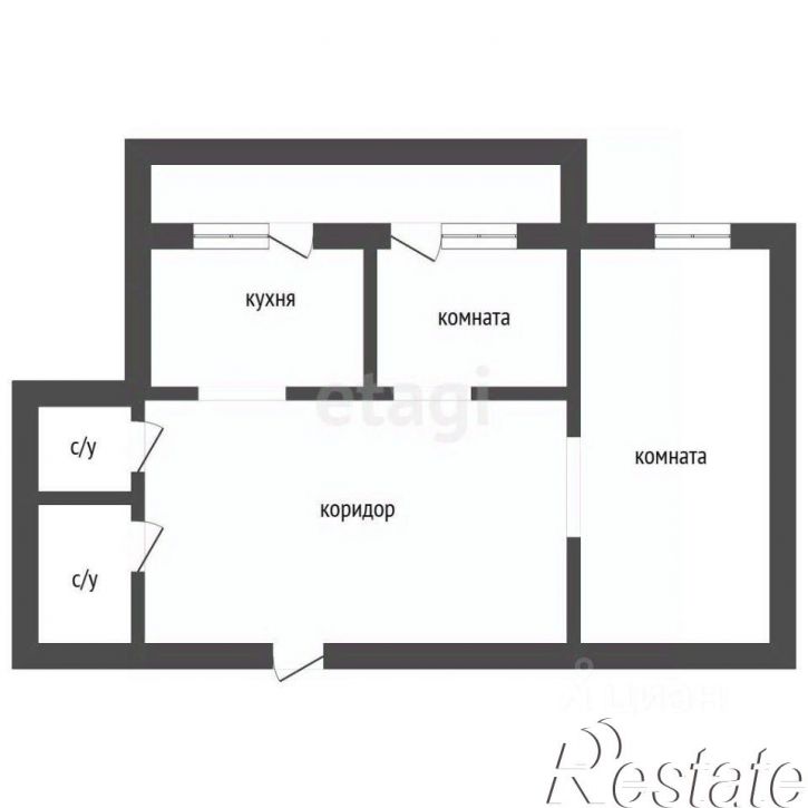 2-комн квартира Баррикадная улица, 11,  д. 11