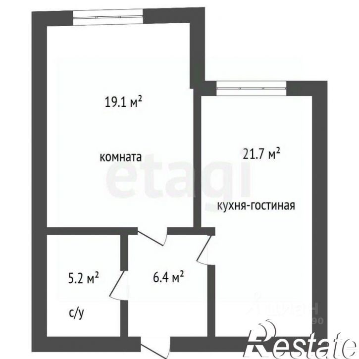 1-комн квартира улица Загоровского, 1,  д. 1