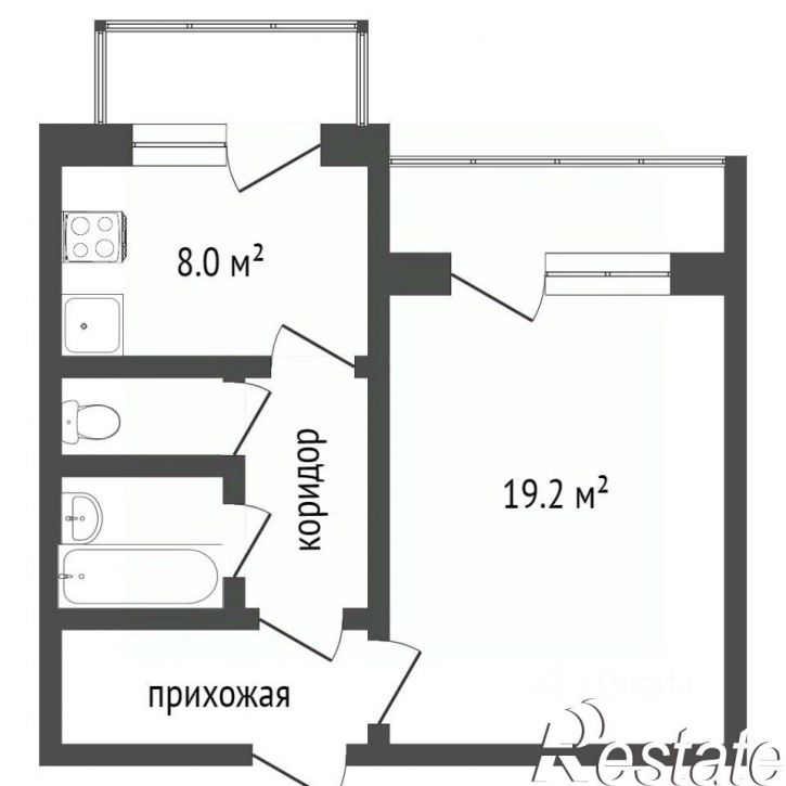 1-комн квартира Московский проспект, 125,  д. 125