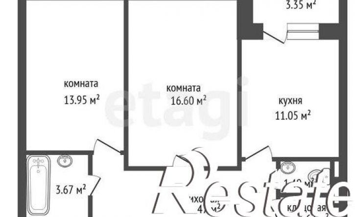 2-комн квартира улица Независимости, 78Б к4,  д. 78Б к4