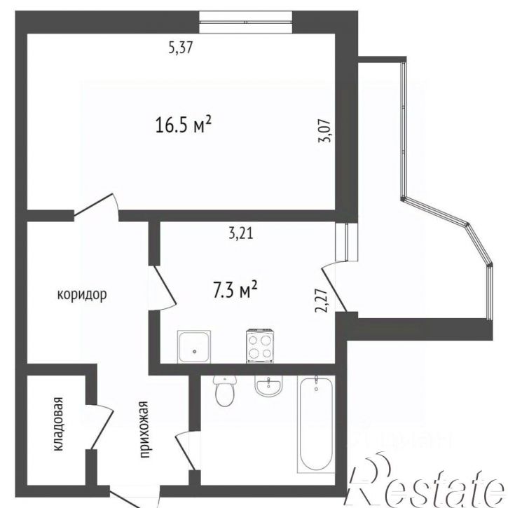 1-комн квартира Московский проспект, 145А,  д. 145А