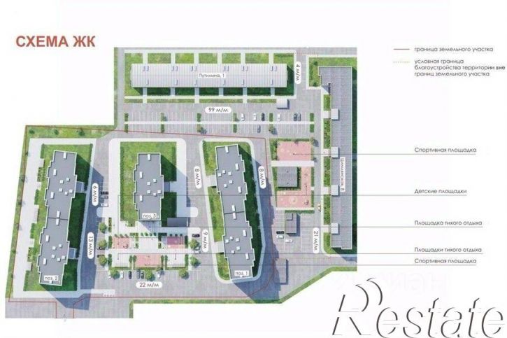 2-комн квартира в новом доме Цимлянская улица, 10Г к2,  д. 10Г к2